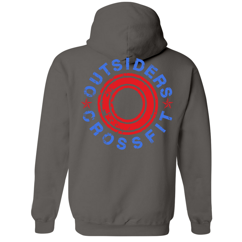 Mens Medium Charcoal Style_Zip_Hoodie