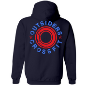 Mens Medium Navy Style_Zip_Hoodie