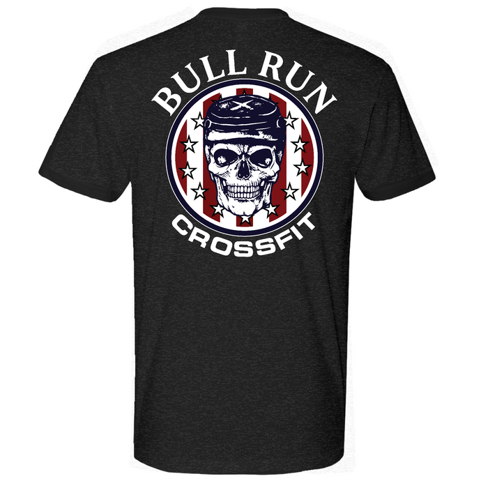 Bull Run CrossFit Standard White Mens - T-Shirt