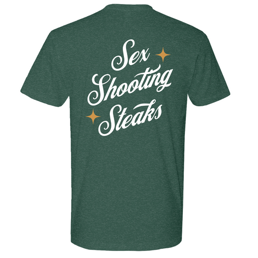 Mens Medium Heather Forest Green Style_T-Shirt