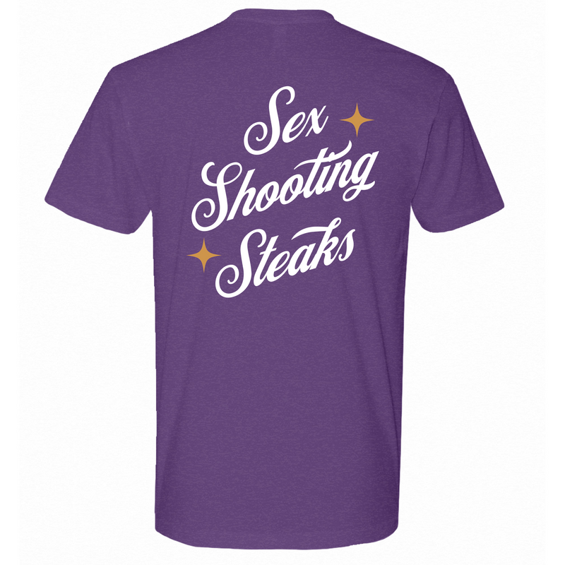 Mens Medium Purple Rush Style_T-Shirt