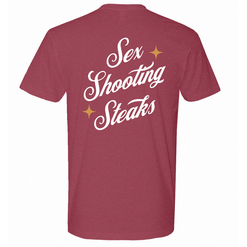 Mens Medium Cardinal Style_T-Shirt