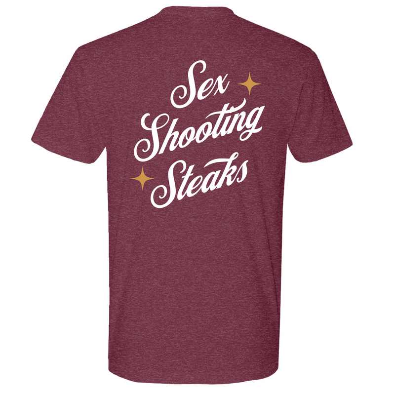 Mens Medium Heather Maroon Style_T-Shirt