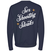Mens Medium Classic Navy Heather Style_Sweatshirt