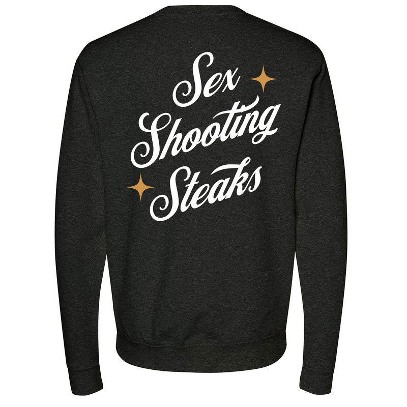 Mens Medium Charcoal Heather Style_Sweatshirt