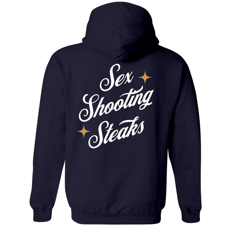 Mens Medium Classic Navy Style_Hoodie