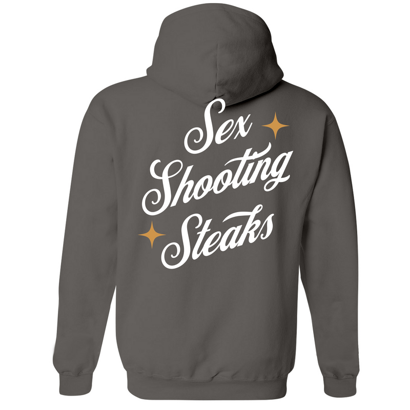 Unisex Medium Charcoal Style_Zip_Hoodie