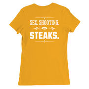 Womens Medium Yellow Style_T-Shirt