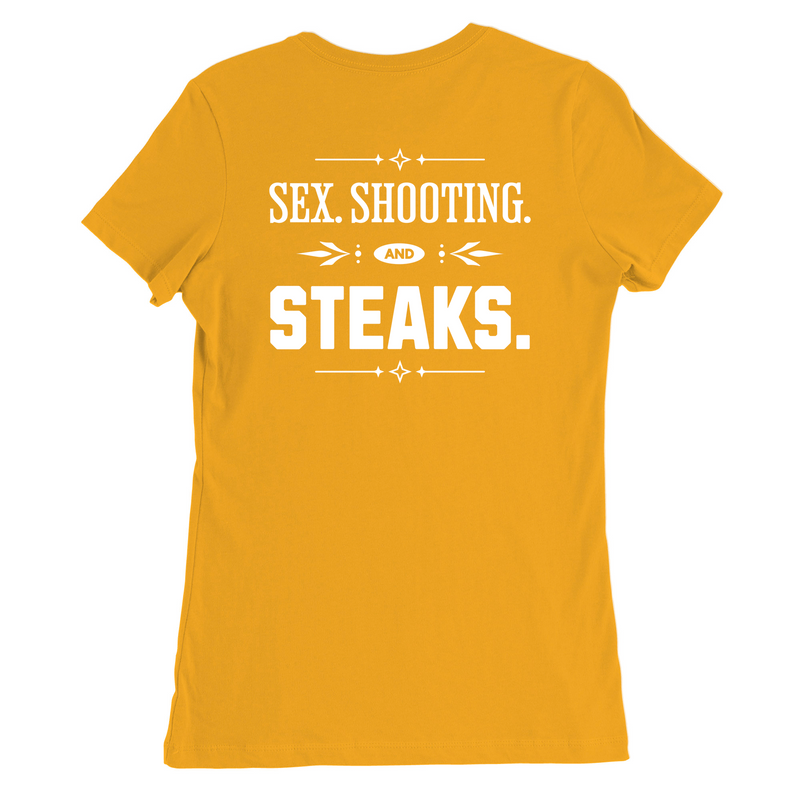 Womens Medium Yellow Style_T-Shirt