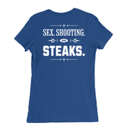 Womens Medium True Royal Style_T-Shirt