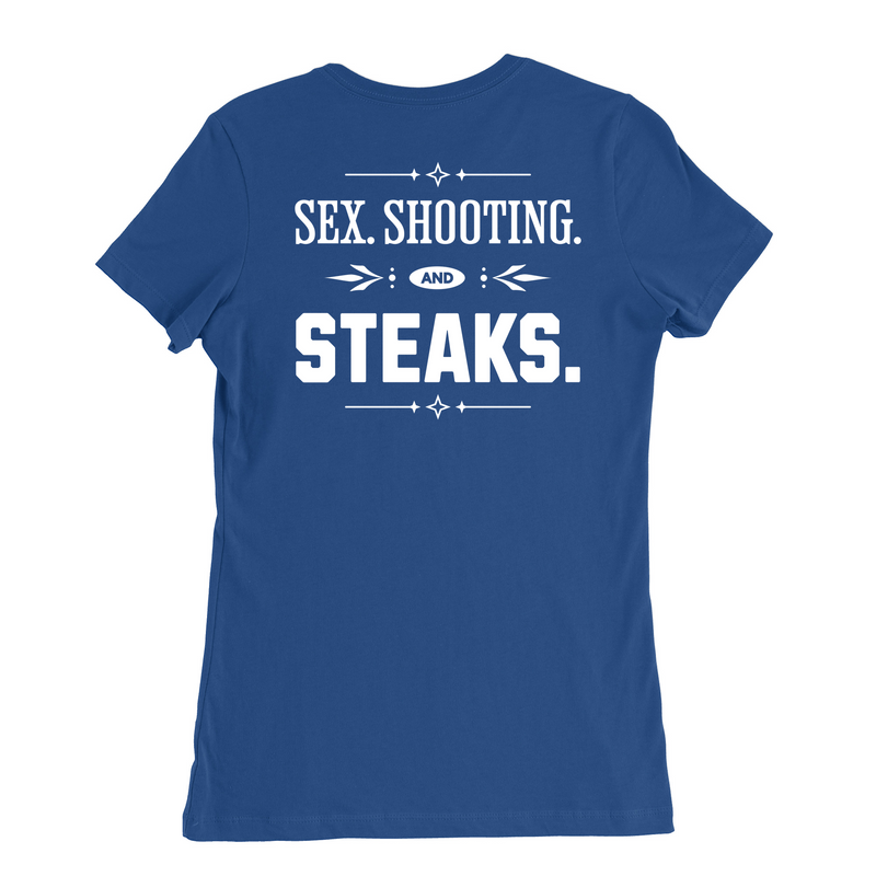 Womens Medium True Royal Style_T-Shirt