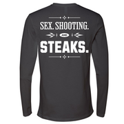 Mens Medium Heavy Metal Style_Long Sleeve