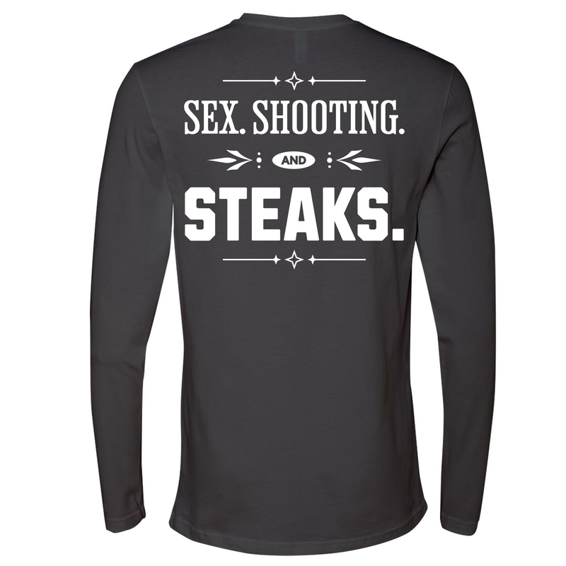 Mens Medium Heavy Metal Style_Long Sleeve