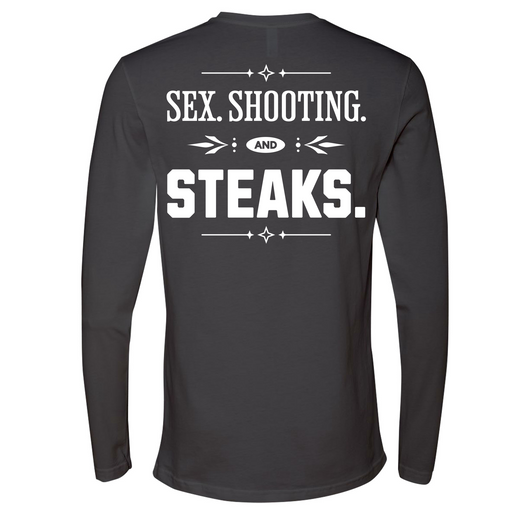 Mens Medium Heavy Metal Style_Long Sleeve