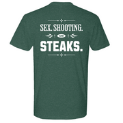 Mens Medium Heather Forest Green Style_T-Shirt