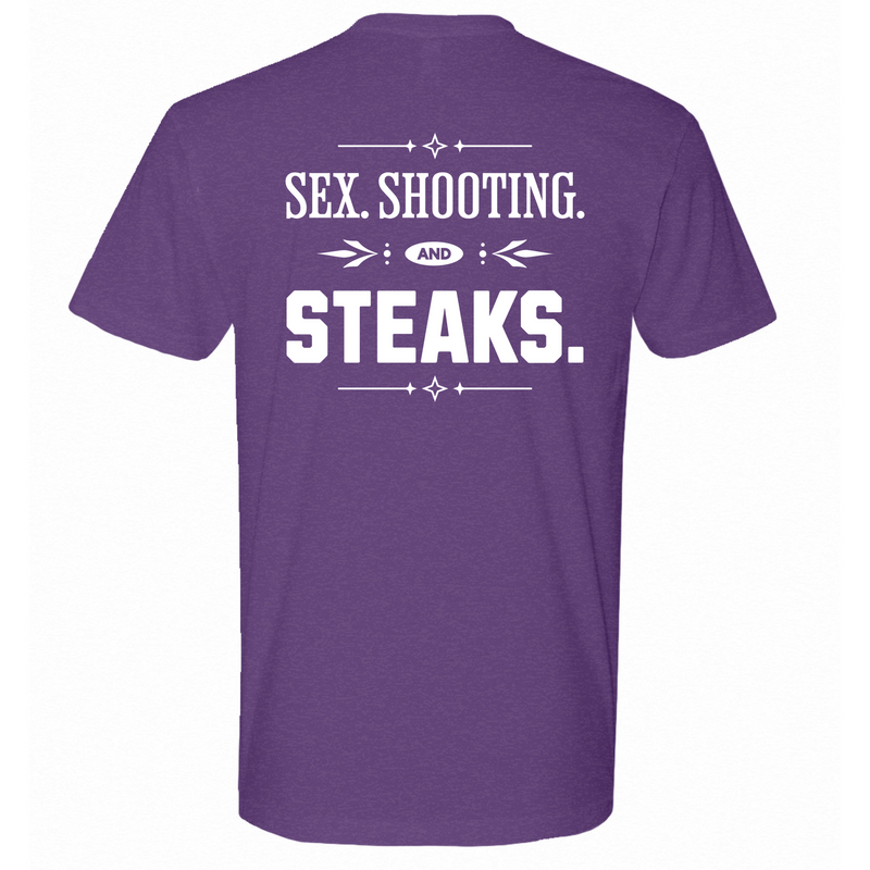 Mens Medium Purple Rush Style_T-Shirt
