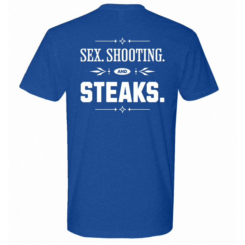 Mens Medium Royal Style_T-Shirt