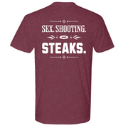 Mens Medium Heather Maroon Style_T-Shirt
