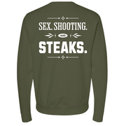 Mens Medium Army Style_Sweatshirt