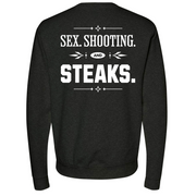 Mens Medium Charcoal Heather Style_Sweatshirt