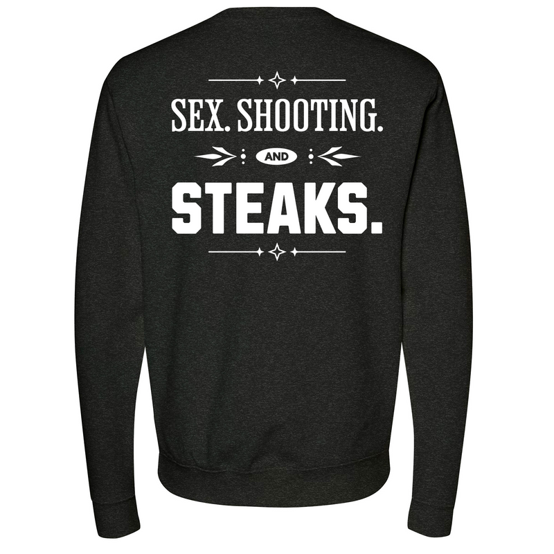 Mens Medium Charcoal Heather Style_Sweatshirt