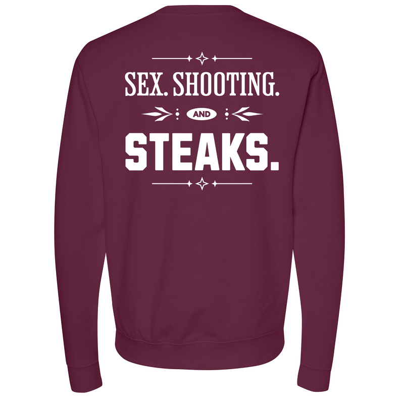 Mens Medium Maroon Style_Sweatshirt