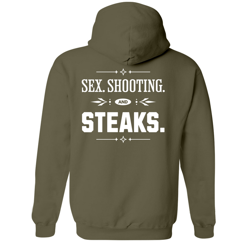 Mens Medium Army Style_Hoodie