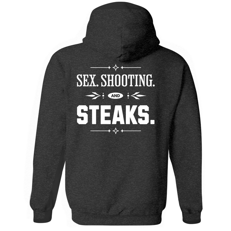 Mens Medium Charcoal Heather Style_Hoodie