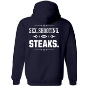 Mens Medium Classic Navy Style_Hoodie