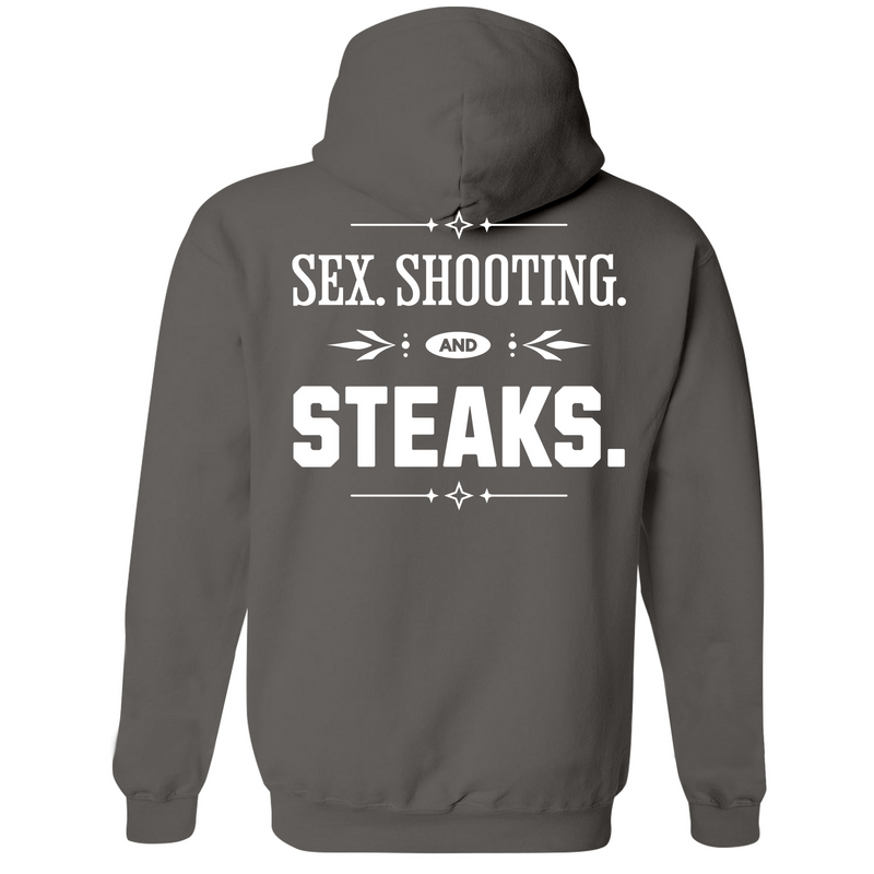 Unisex Medium Charcoal Style_Zip_Hoodie