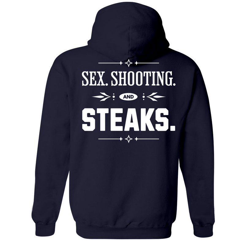 Unisex Medium Navy Style_Zip_Hoodie