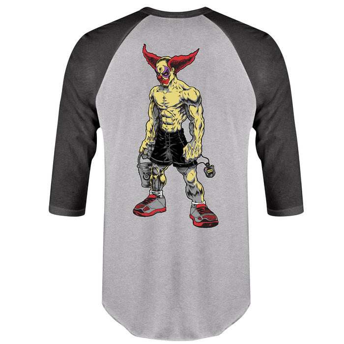King William District CrossFit Pukie The Clown Mens - 3/4 Sleeve