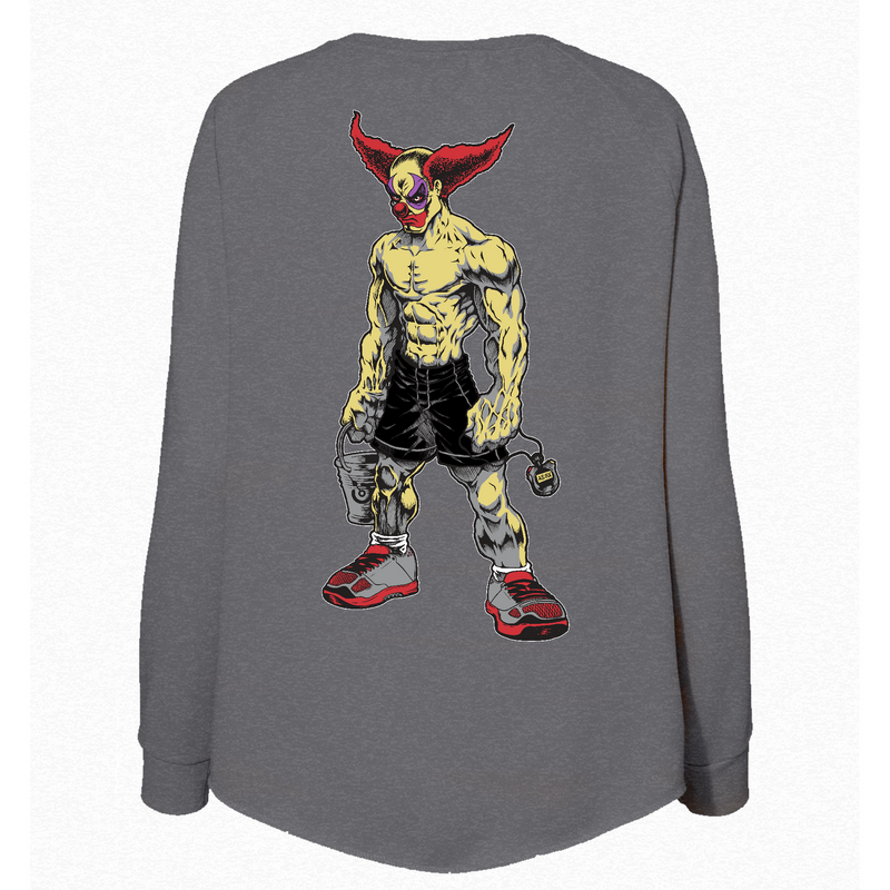 King William District CrossFit Pukie The Clown V2 Womens - Sweatshirt