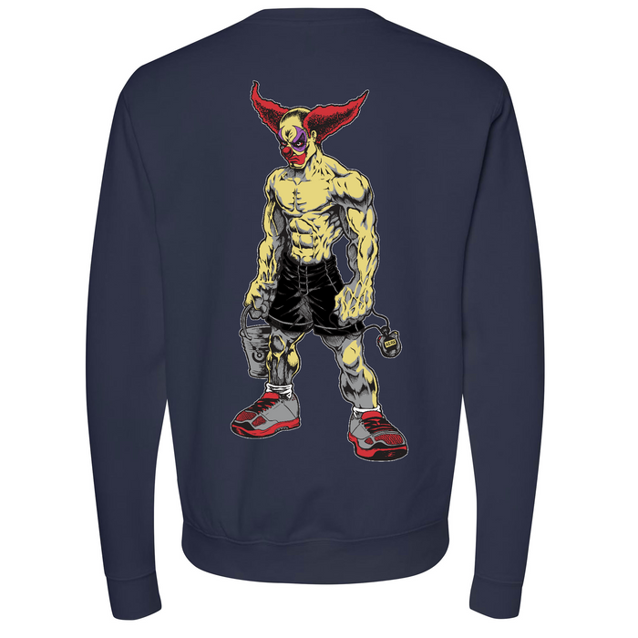 King William District CrossFit Pukie The Clown V2 Mens - Sweatshirt