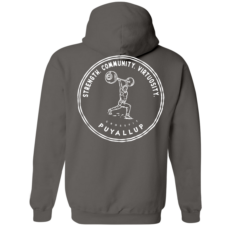 Unisex Medium Charcoal Style_Zip_Hoodie