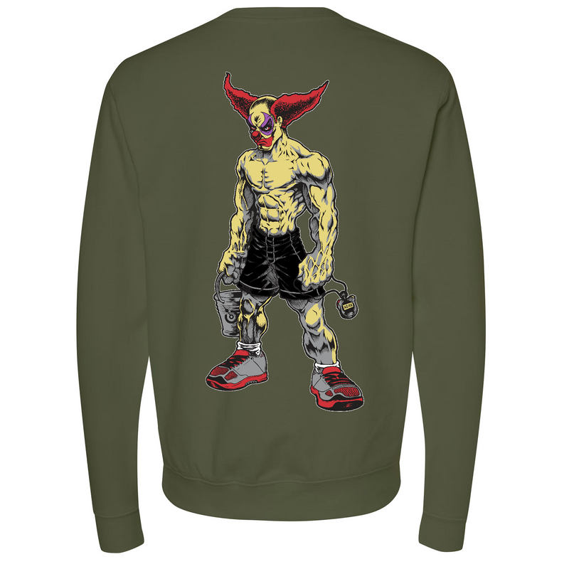 Mens Medium Army Style_Sweatshirt