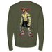 Mens Medium Army Style_Sweatshirt