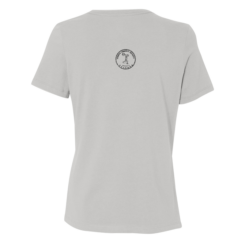 Womens Medium Solid Athletic Grey Style_T-Shirt