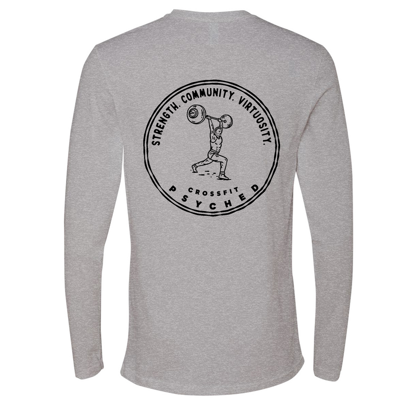 Mens Medium Heather Gray Style_Long Sleeve