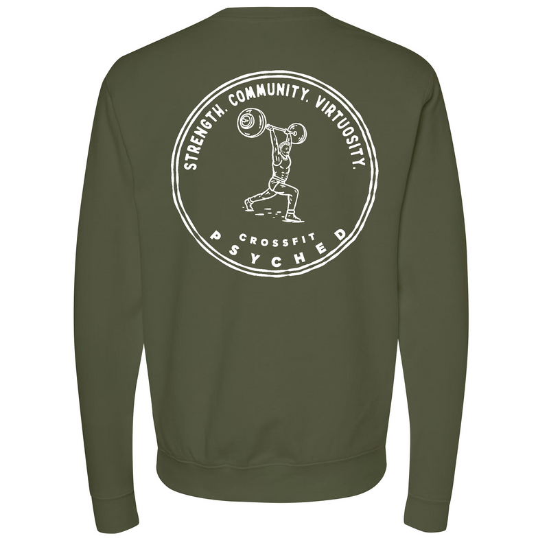 Mens Medium Army Style_Sweatshirt