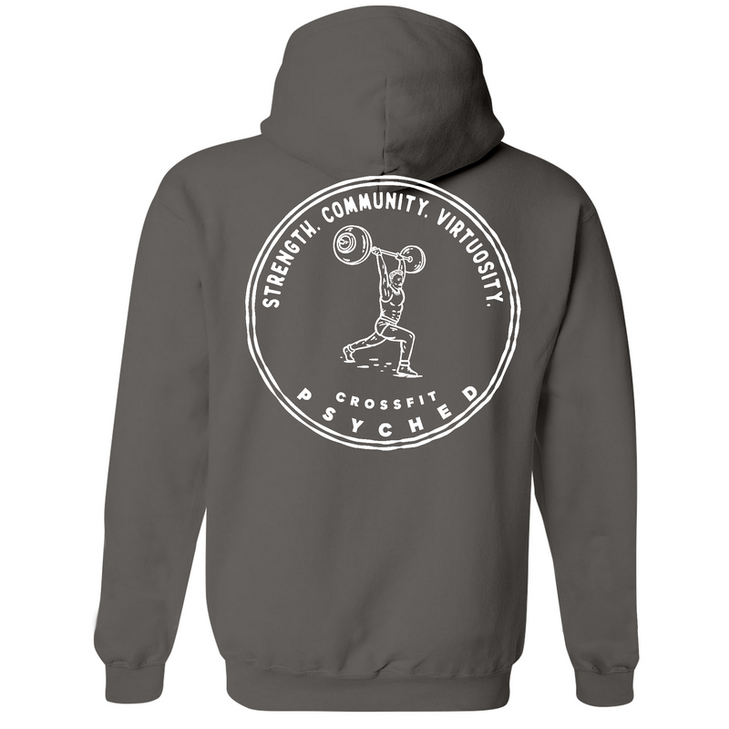 Unisex Medium Charcoal Style_Zip_Hoodie