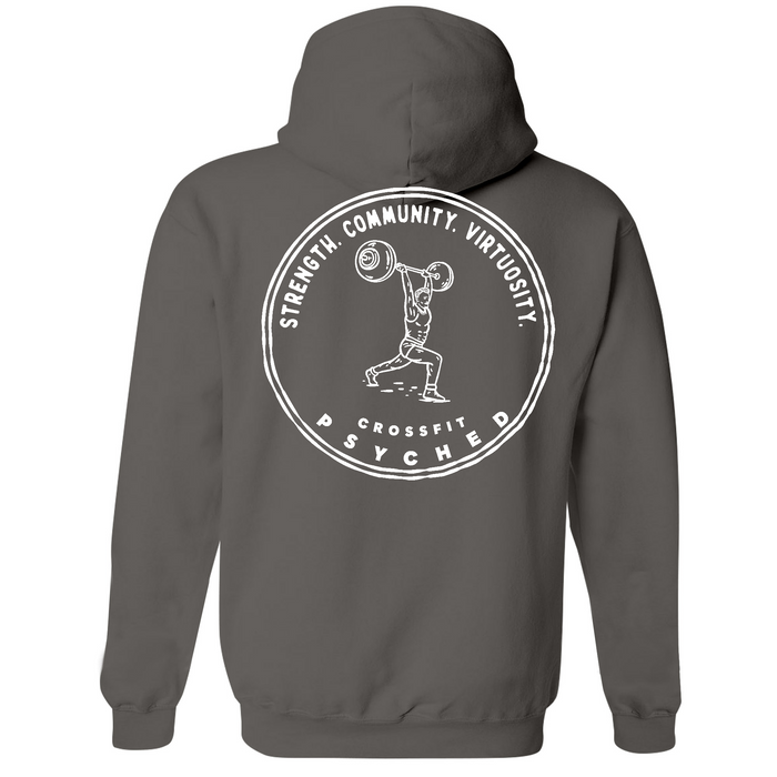 Unisex Medium Charcoal Style_Zip_Hoodie