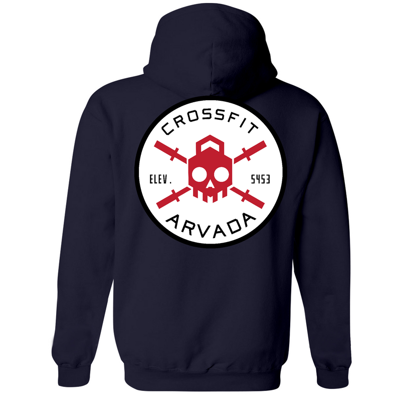 Unisex Medium Navy Style_Zip_Hoodie