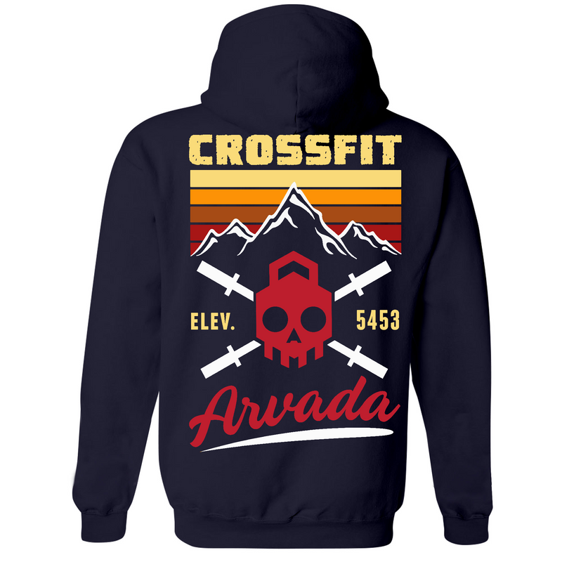 Unisex Medium Navy Style_Zip_Hoodie