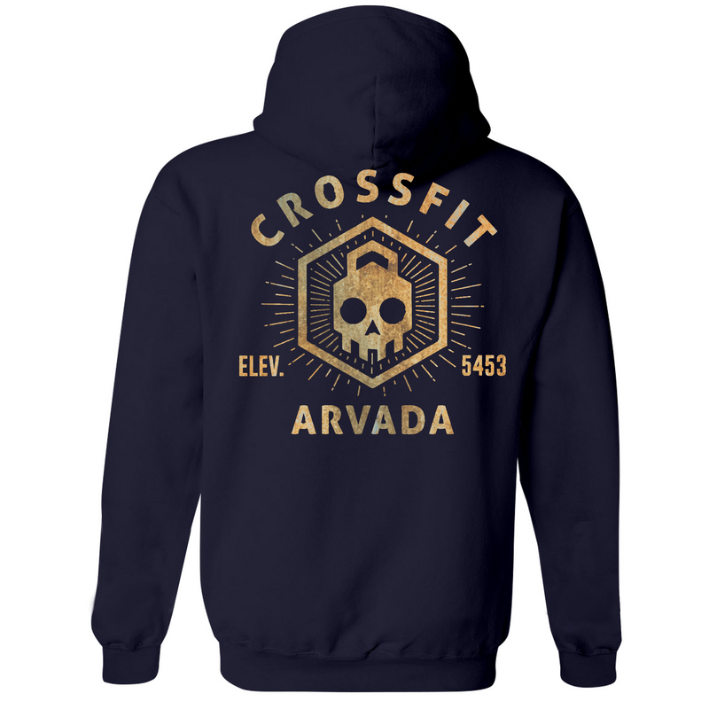 Unisex Medium Navy Style_Zip_Hoodie