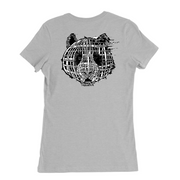 Womens Medium Solid Athletic Grey Style_T-Shirt