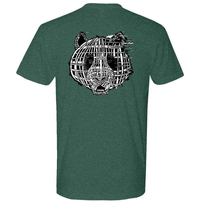 Mens Medium Heather Forest Green Style_T-Shirt