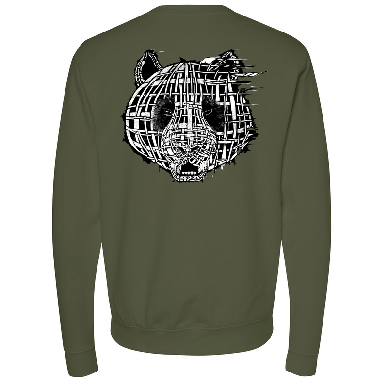 Mens Medium Army Style_Sweatshirt