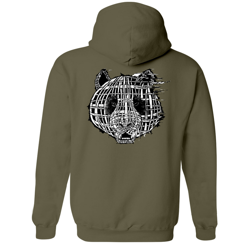 Mens Medium Army Style_Hoodie