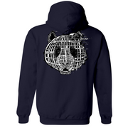 Unisex Medium Navy Style_Zip_Hoodie